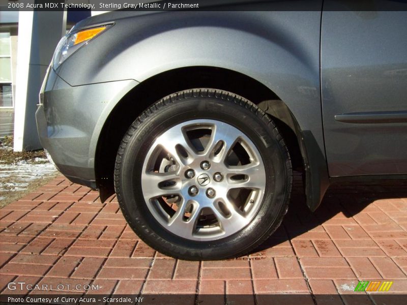 Sterling Gray Metallic / Parchment 2008 Acura MDX Technology