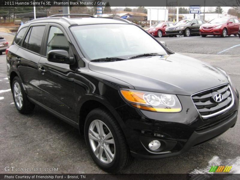  2011 Santa Fe SE Phantom Black Metallic