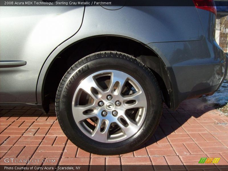 Sterling Gray Metallic / Parchment 2008 Acura MDX Technology