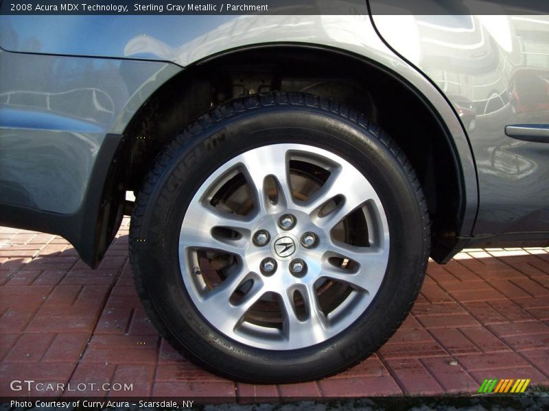 Sterling Gray Metallic / Parchment 2008 Acura MDX Technology