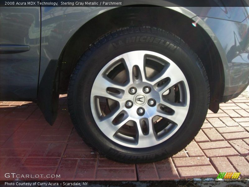 Sterling Gray Metallic / Parchment 2008 Acura MDX Technology