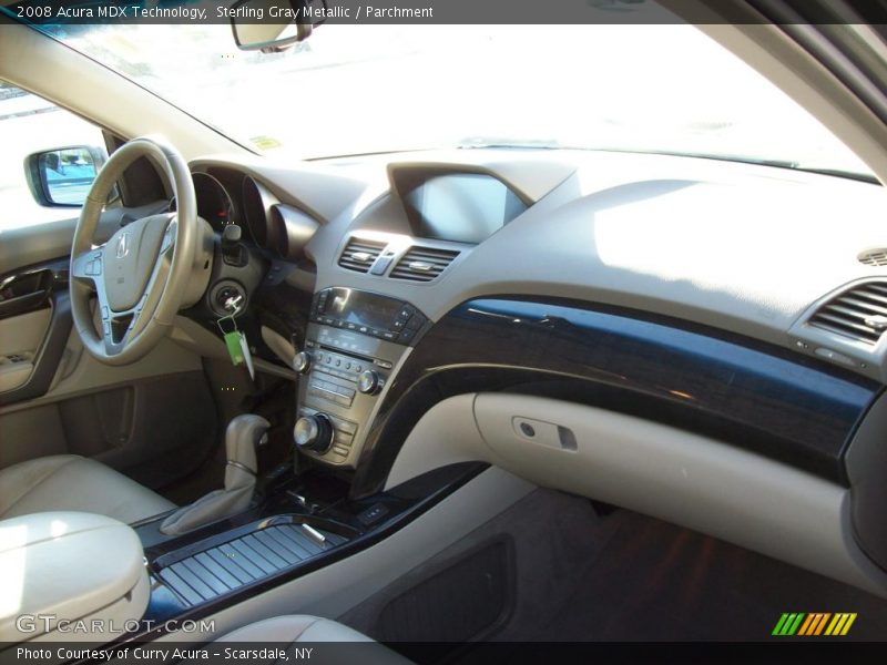 Sterling Gray Metallic / Parchment 2008 Acura MDX Technology