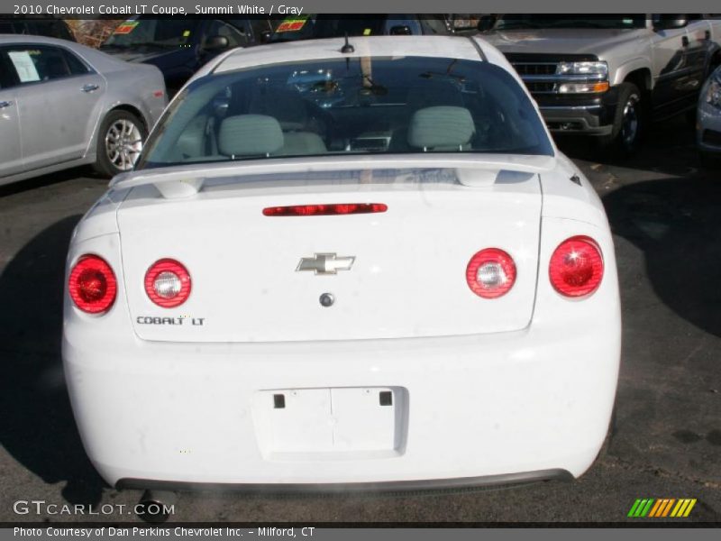 Summit White / Gray 2010 Chevrolet Cobalt LT Coupe