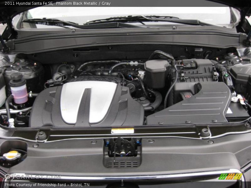  2011 Santa Fe SE Engine - 3.5 Liter DOHC 24-Valve VVT V6