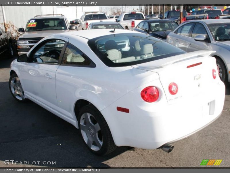 Summit White / Gray 2010 Chevrolet Cobalt LT Coupe