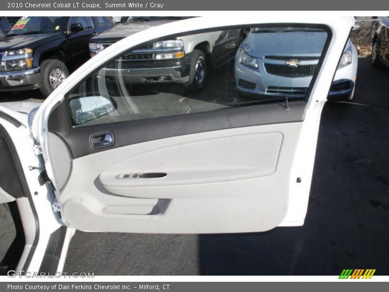 Summit White / Gray 2010 Chevrolet Cobalt LT Coupe
