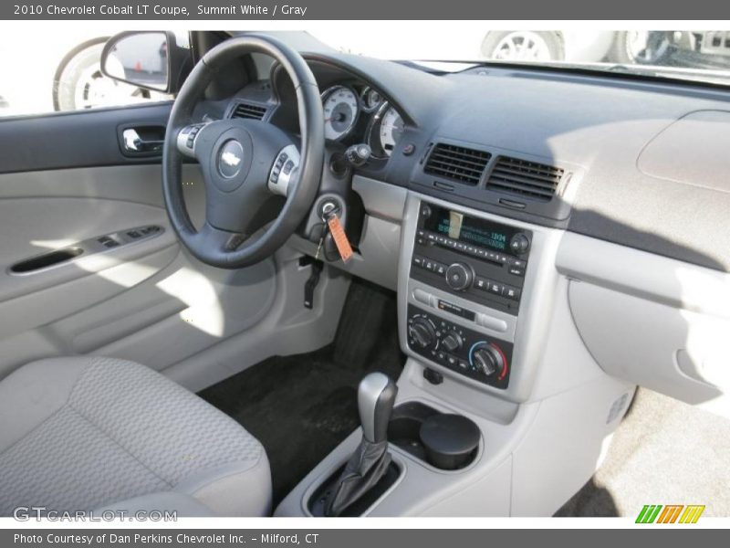 Summit White / Gray 2010 Chevrolet Cobalt LT Coupe