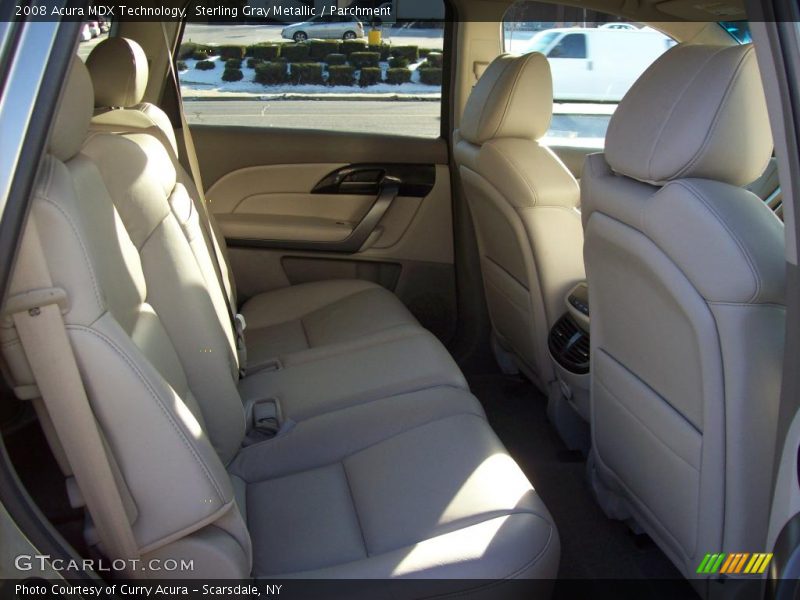 Sterling Gray Metallic / Parchment 2008 Acura MDX Technology