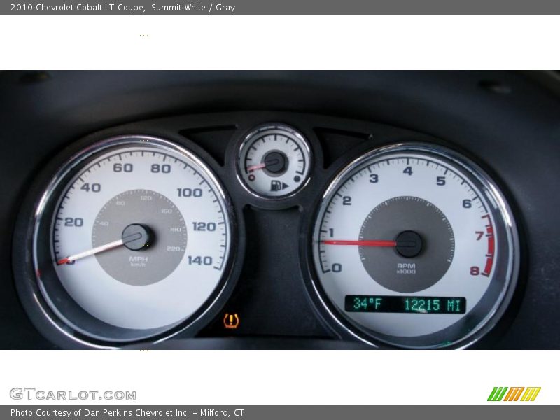  2010 Cobalt LT Coupe LT Coupe Gauges