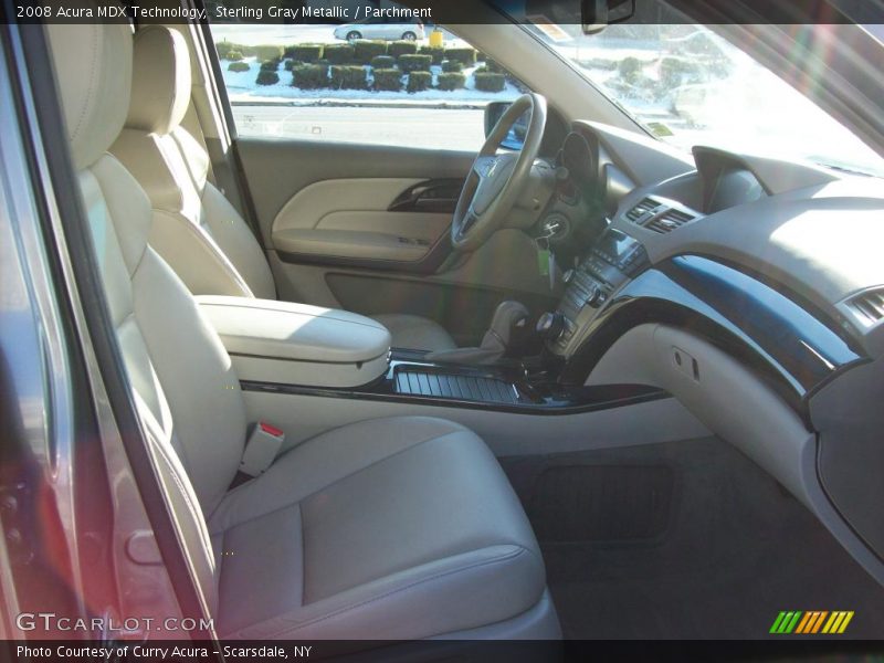 Sterling Gray Metallic / Parchment 2008 Acura MDX Technology