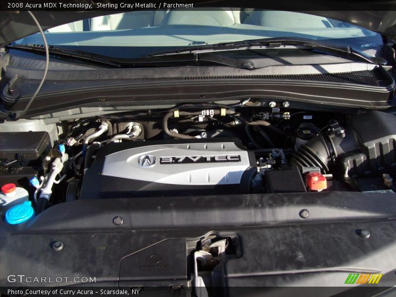 Sterling Gray Metallic / Parchment 2008 Acura MDX Technology