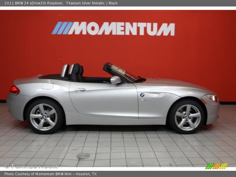 Titanium Silver Metallic / Black 2011 BMW Z4 sDrive30i Roadster