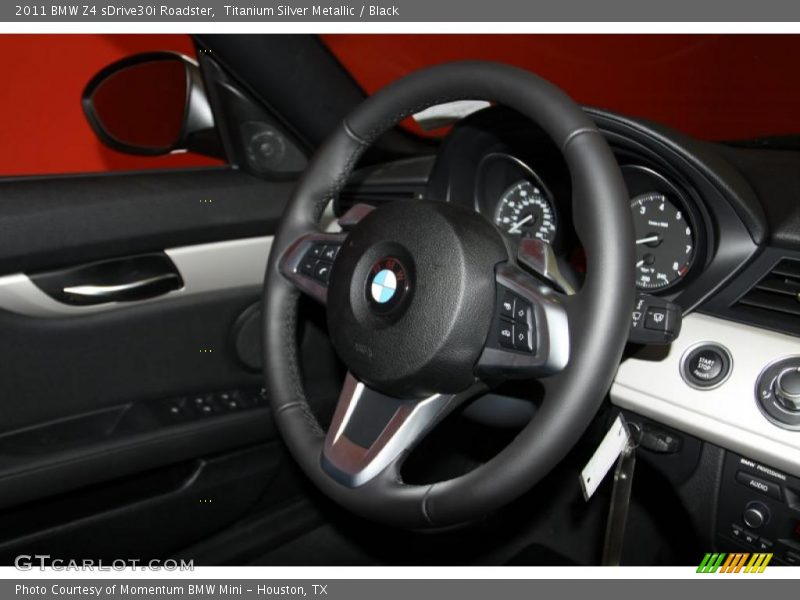 Titanium Silver Metallic / Black 2011 BMW Z4 sDrive30i Roadster