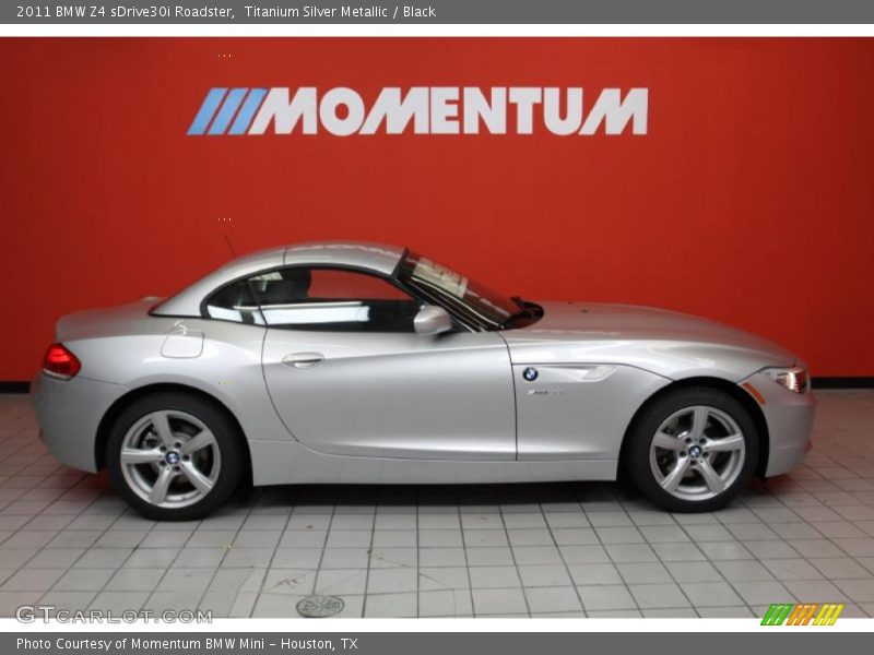 Titanium Silver Metallic / Black 2011 BMW Z4 sDrive30i Roadster