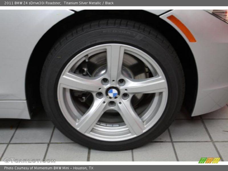 Titanium Silver Metallic / Black 2011 BMW Z4 sDrive30i Roadster