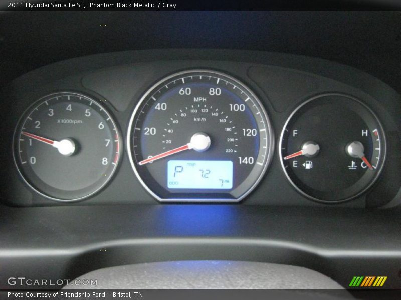  2011 Santa Fe SE SE Gauges