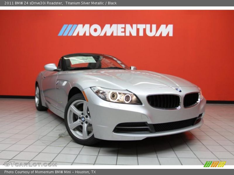 Titanium Silver Metallic / Black 2011 BMW Z4 sDrive30i Roadster