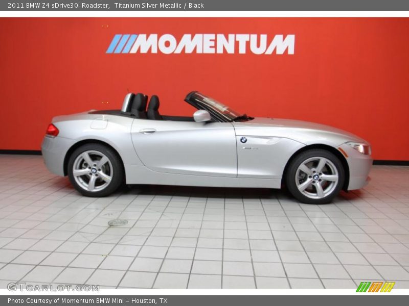 Titanium Silver Metallic / Black 2011 BMW Z4 sDrive30i Roadster