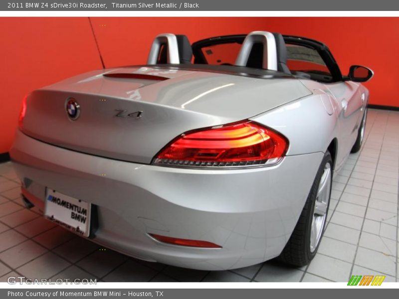 Titanium Silver Metallic / Black 2011 BMW Z4 sDrive30i Roadster