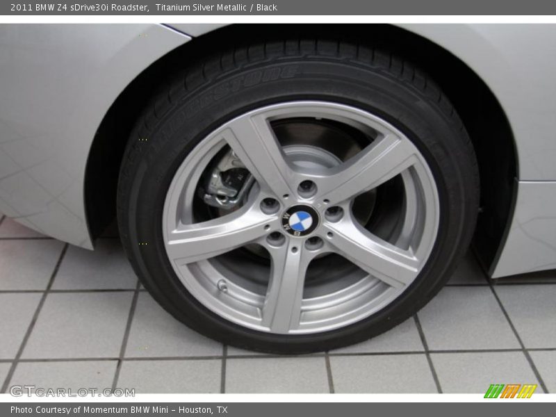Titanium Silver Metallic / Black 2011 BMW Z4 sDrive30i Roadster