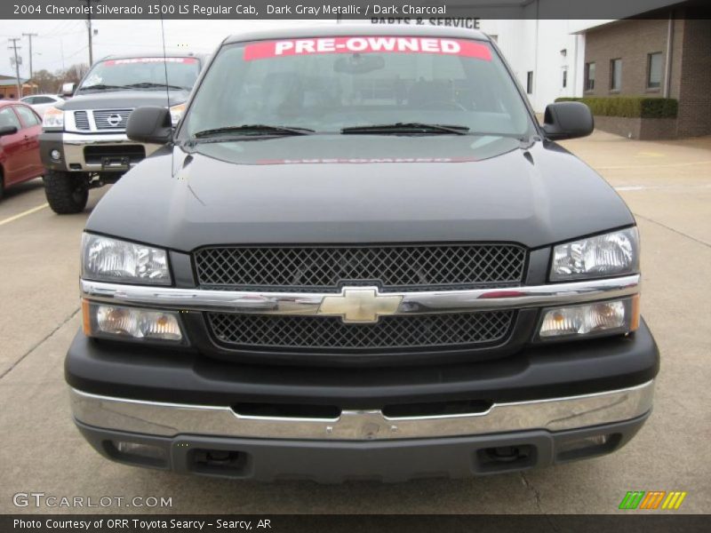 Dark Gray Metallic / Dark Charcoal 2004 Chevrolet Silverado 1500 LS Regular Cab