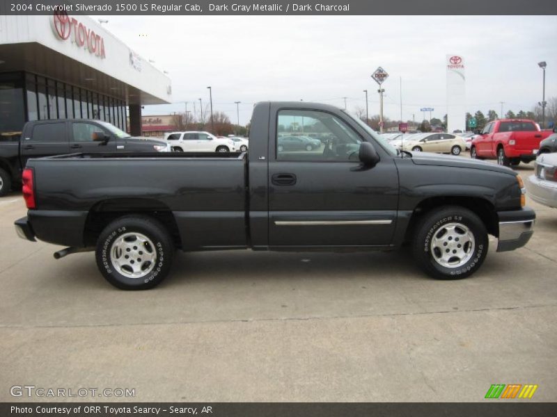 Dark Gray Metallic / Dark Charcoal 2004 Chevrolet Silverado 1500 LS Regular Cab