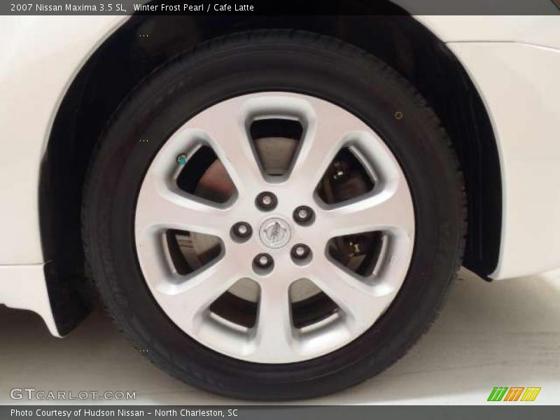 Winter Frost Pearl / Cafe Latte 2007 Nissan Maxima 3.5 SL