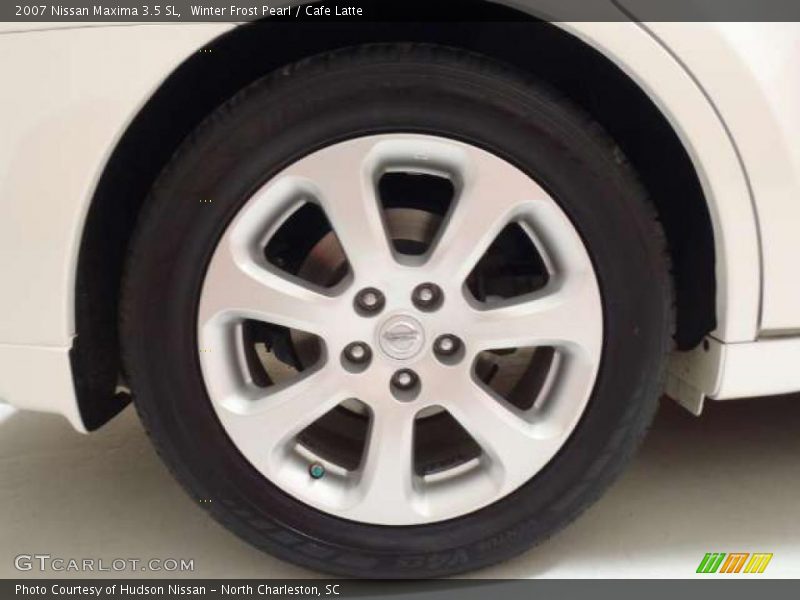Winter Frost Pearl / Cafe Latte 2007 Nissan Maxima 3.5 SL