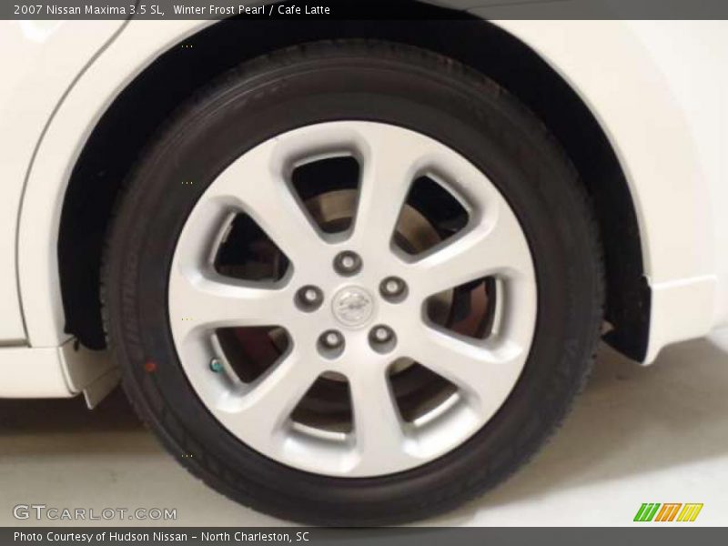 Winter Frost Pearl / Cafe Latte 2007 Nissan Maxima 3.5 SL