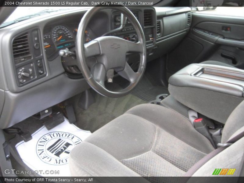 Dark Gray Metallic / Dark Charcoal 2004 Chevrolet Silverado 1500 LS Regular Cab