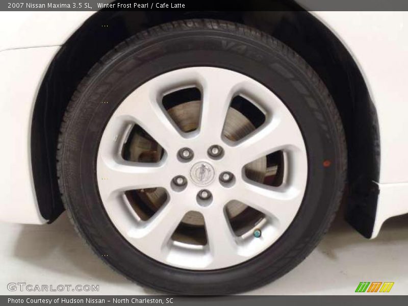 Winter Frost Pearl / Cafe Latte 2007 Nissan Maxima 3.5 SL