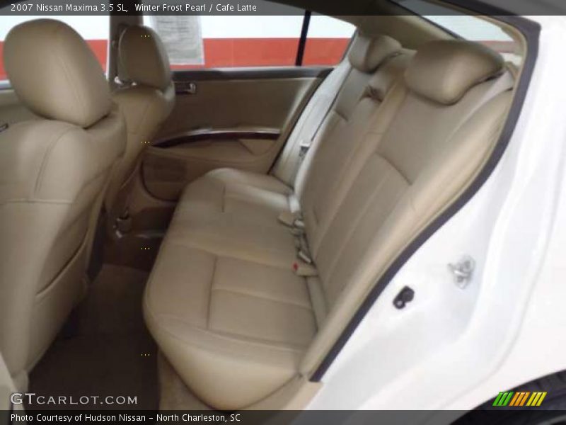 Winter Frost Pearl / Cafe Latte 2007 Nissan Maxima 3.5 SL