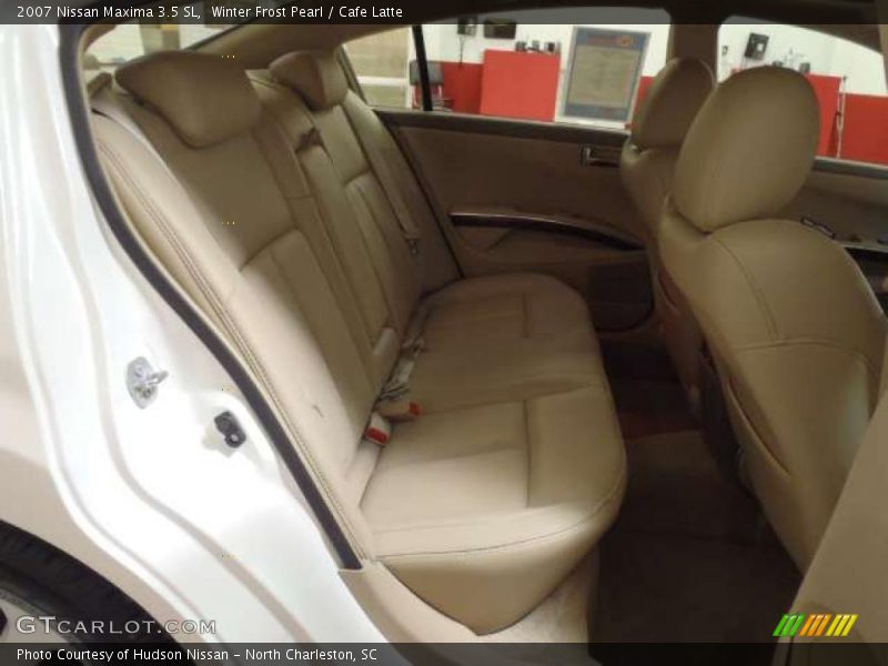 Winter Frost Pearl / Cafe Latte 2007 Nissan Maxima 3.5 SL