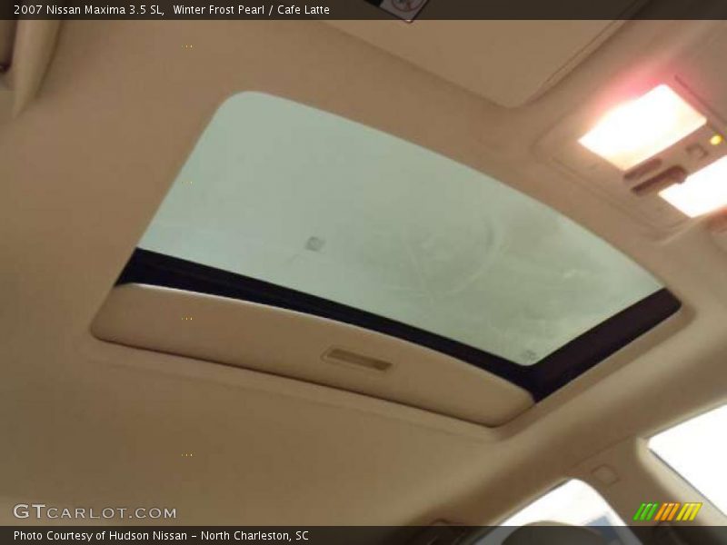 Winter Frost Pearl / Cafe Latte 2007 Nissan Maxima 3.5 SL