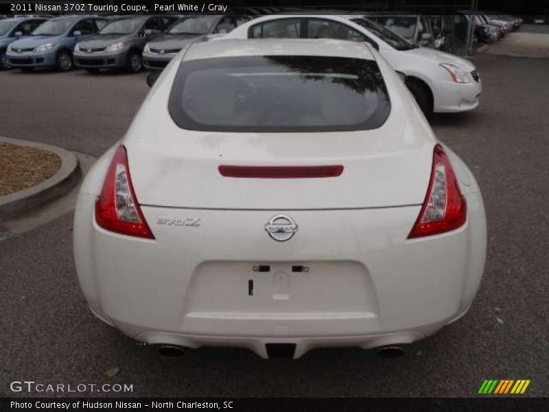 Pearl White / Gray 2011 Nissan 370Z Touring Coupe