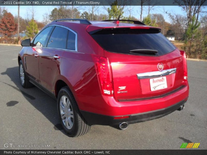 Crystal Red Tintcoat / Titanium/Ebony 2011 Cadillac SRX FWD
