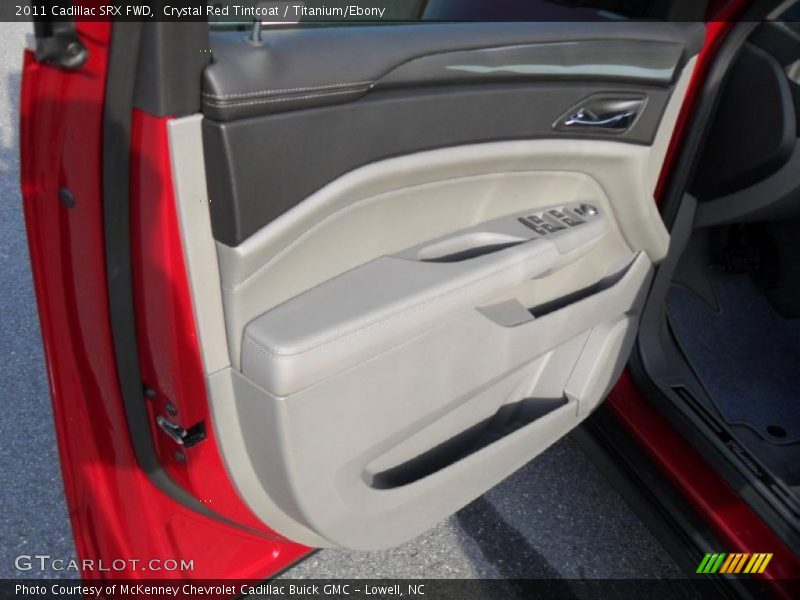 Crystal Red Tintcoat / Titanium/Ebony 2011 Cadillac SRX FWD