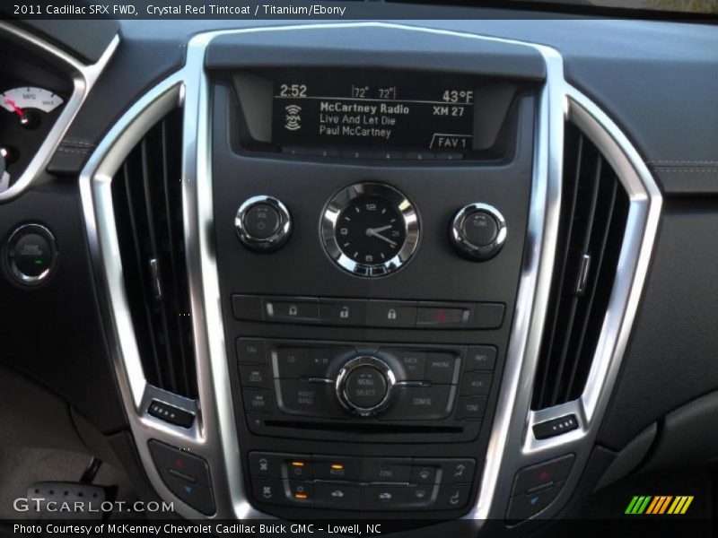 Crystal Red Tintcoat / Titanium/Ebony 2011 Cadillac SRX FWD