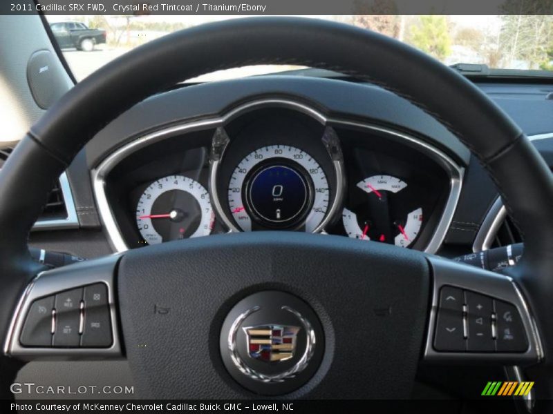 Crystal Red Tintcoat / Titanium/Ebony 2011 Cadillac SRX FWD