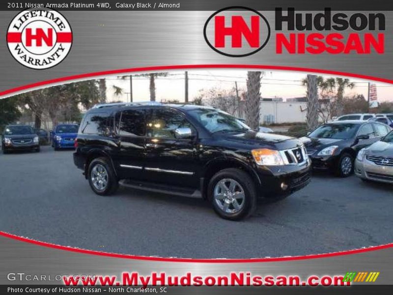 Galaxy Black / Almond 2011 Nissan Armada Platinum 4WD