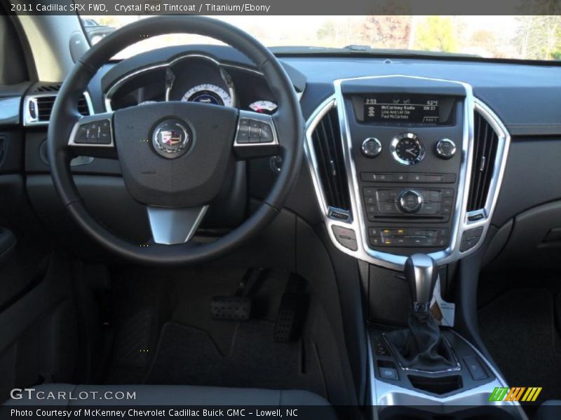 Crystal Red Tintcoat / Titanium/Ebony 2011 Cadillac SRX FWD