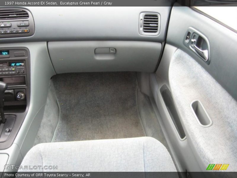 Eucalyptus Green Pearl / Gray 1997 Honda Accord EX Sedan