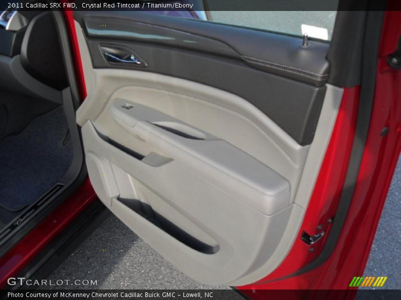 Crystal Red Tintcoat / Titanium/Ebony 2011 Cadillac SRX FWD