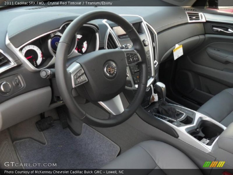 Crystal Red Tintcoat / Titanium/Ebony 2011 Cadillac SRX FWD