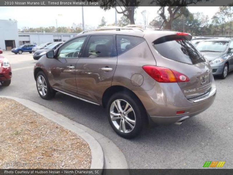 Tinted Bronze Metallic / Beige 2010 Nissan Murano LE