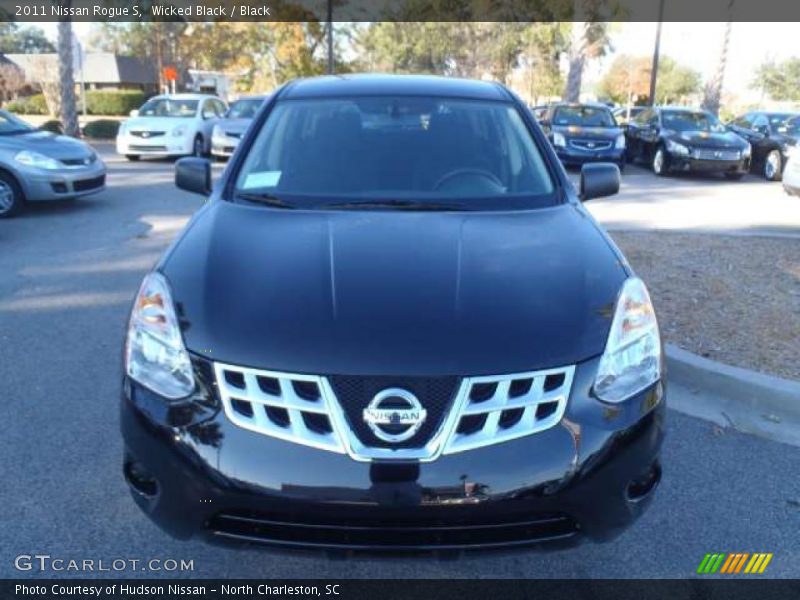 Wicked Black / Black 2011 Nissan Rogue S