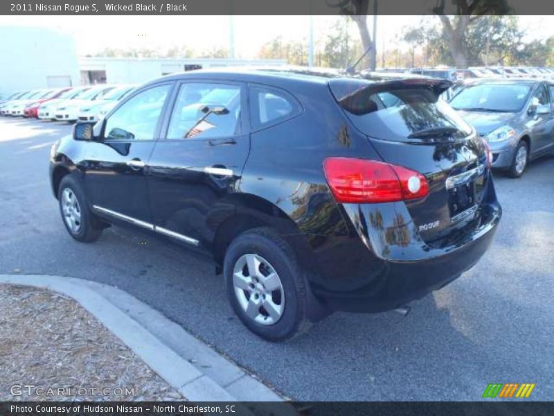 Wicked Black / Black 2011 Nissan Rogue S