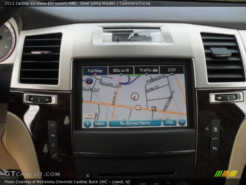 Navigation of 2011 Escalade ESV Luxury AWD