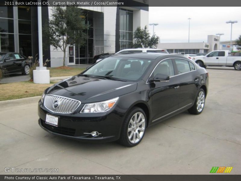 Carbon Black Metallic / Cocoa/Cashmere 2011 Buick LaCrosse CXS