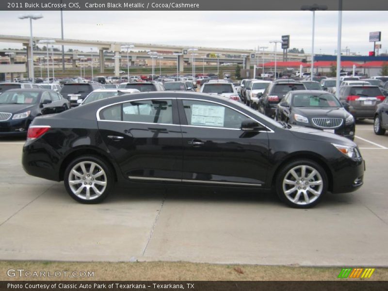 Carbon Black Metallic / Cocoa/Cashmere 2011 Buick LaCrosse CXS